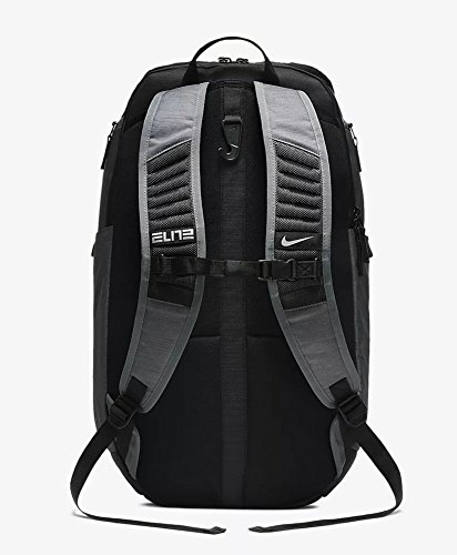 Nike Hoops Elite Pro Backpack (Dark Grey/Black/Metallic Cool Grey)