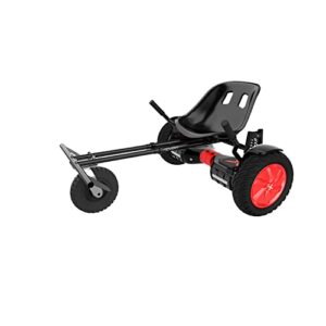 hover-1 beast buggy attachment | compatible with all 10" electric hoverboards, hand-operated rear wheel control, adjustable frame & straps, easy assembly & install