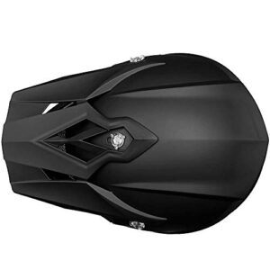 ILM Adult Dirt Bike Helmets Motocross ATV Dirtbike BMX MX Offroad Full Face Motorcycle Helmet, DOT Approved Model 128S (Matte Black, Adult-Medium)