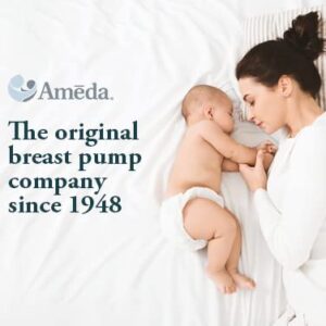 Ameda HygieniKit Silicone Replacement Diaphragms, Clear, Closed-System Pumping, Breastfeeding Equipment & Accessories (2 Count)