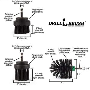 The Ultimate No-Wire Grill Brush Kit - BBQ Accessories - Drill Brush - Rust Remover - Cast Iron Skillet - Grill Cleaner - BBQ Brush - Grill Accessories - Grill Scraper - Electric Smoker - Gas Grill