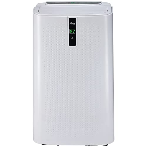 Rosewill Portable Air Conditioner 12,000 BTU, 4-in-1: AC, Fan, Dehumidifier & Heater, Remote Control, Self-Evaporation, Up to 300 Sq.Ft., White - (RHPA-18003)