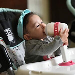 Babaste Baby Bottle Holder | Hands-Free Feeding That Improves Hand Eye Coordination, and Motor Skills | Keep Bottles Secure & Off The Floor | Color: Gray