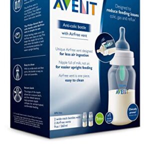 Philips Avent Anti-Colic Baby Bottle with AirFree Vent, SCF403/24