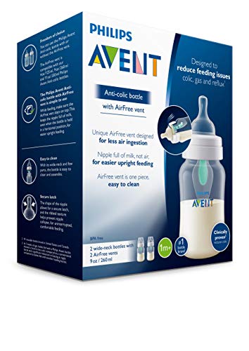 Philips Avent Anti-Colic Baby Bottle with AirFree Vent, SCF403/24