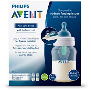 Philips Avent Anti-Colic Baby Bottle with AirFree Vent, SCF403/24