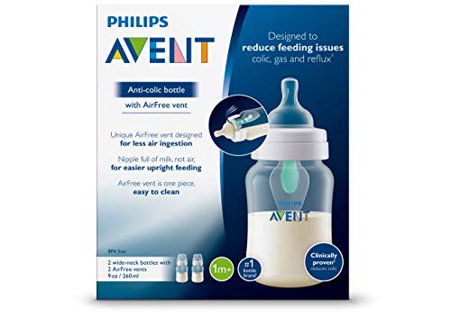 Philips Avent Anti-Colic Baby Bottle with AirFree Vent, SCF403/24