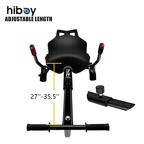 Hiboy HC-01 Hoverboard Kart Seat Attachment Accessory for 6.5" 8" 10" Two Wheel Self Balancing Scooter