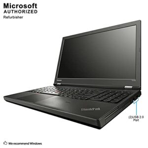 Lenovo ThinkPad T540P 15.6" Laptop, Core i5-4300M 2.6GHz, 16GB Ram, 500GB SSD, DVDRW, Windows 10 Pro 64bit (Renewed)