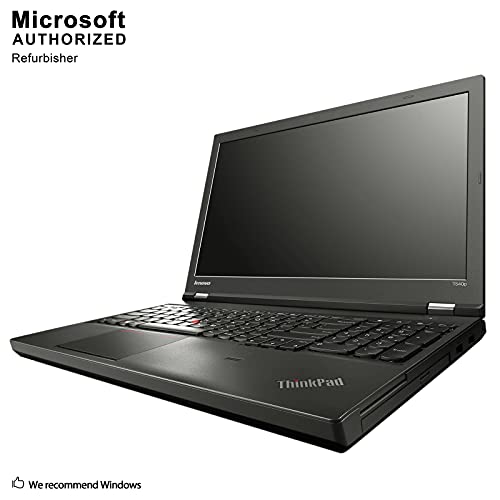 Lenovo ThinkPad T540P 15.6" Laptop, Core i5-4300M 2.6GHz, 16GB Ram, 500GB SSD, DVDRW, Windows 10 Pro 64bit (Renewed)