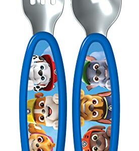 Playtex Mealtime Paw Patrol Utensils for Boys Including 1 Spoon and 1 Fork(Pack of 1)