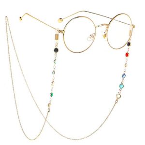 lang xuan pearl eyeglass chains glasses reading eyeglasses holder strap cords lanyards - eyewear retainer for women (gold 2)