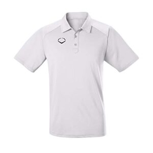 evoshield adult pro team polo, team white - small