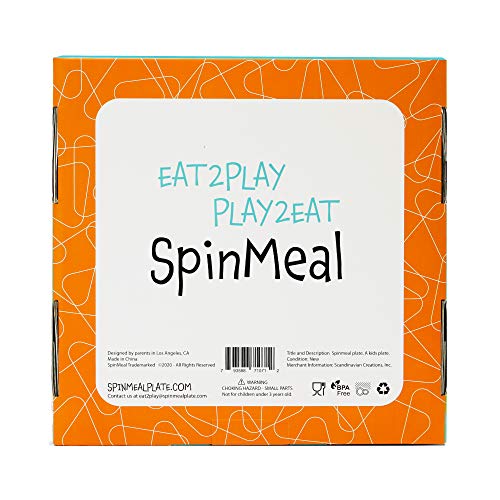 SpinMeal - Healthy Nutrition Plate for Picky Eaters - Spin the Arrow - Meals are Fun Again