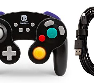 PowerA Wired Controller for Nintendo Switch: GameCube Style - Black