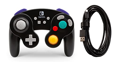 PowerA Wired Controller for Nintendo Switch: GameCube Style - Black