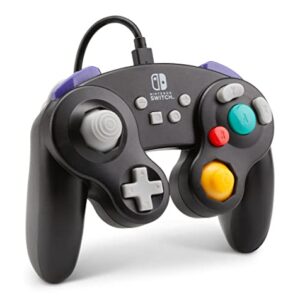 PowerA Wired Controller for Nintendo Switch: GameCube Style - Black