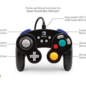 PowerA Wired Controller for Nintendo Switch: GameCube Style - Black