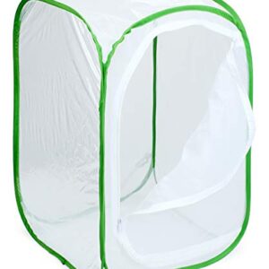 RESTCLOUD Professional Butterfly Habitat Insect Cage Caterpillar Enclosure Pop-up Polyester Bottom for Easier Clean