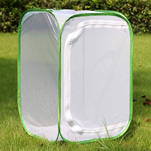 RESTCLOUD Professional Butterfly Habitat Insect Cage Caterpillar Enclosure Pop-up Polyester Bottom for Easier Clean