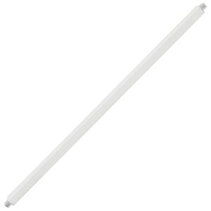 mandycng replacement towel bar 24" rod spring loaded ends durable plastic wall mounted