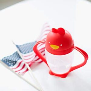 Lollaland Weighted Straw Sippy Cup for Baby: Lollacup - MADE IN THE USA - Transition Kids, Infant & Toddler Sippy Cup (6 months - 9 months) | Shark Tank Products | Lollacup (Bold Red)