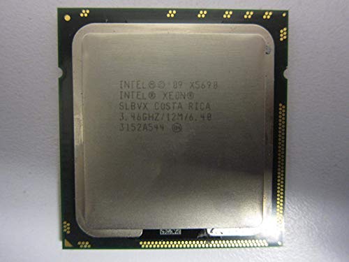 Intel Xeon X5690 Six Core Processor 3.46 GHz 6.4 GT/s 12MB Smart Cache LGA-1366 130W SLBVX (Renewed)