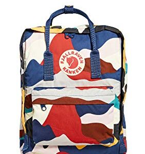 Fjallraven Women's Kanken Backpack, Summer Landscape, Print, Blue, One Size