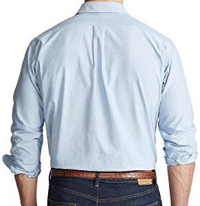 POLO RALPH LAUREN Men's Big and Tall Long Sleeves Classic Fit Oxford Buttondown Shirt (4XLT, BSR Blue)