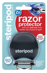 steripod razorpod - clip-on razor protector (black pearl)