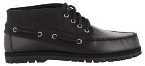 sperry mens leeward lug chukka casual shoes - black - size 12 m