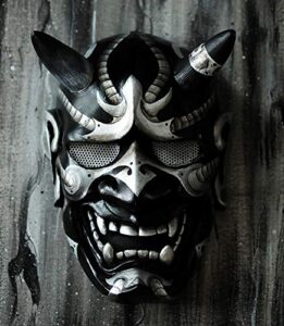hannya kabuki demon oni airsoft mask bb gun halloween costume evil cosplay ma242…