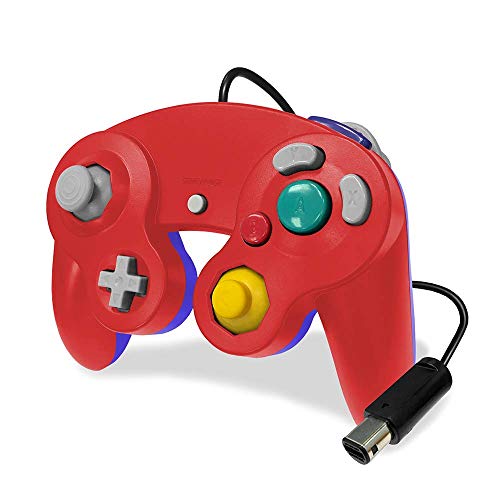 Old Skool GameCube/Wii Compatible Controller - Red/Blue Special Edition