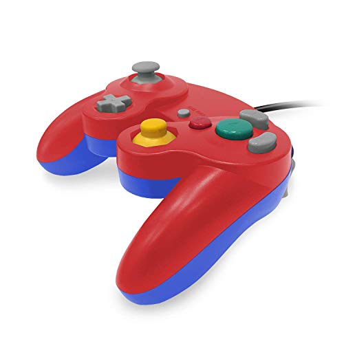 Old Skool GameCube/Wii Compatible Controller - Red/Blue Special Edition