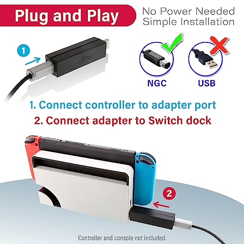 Nyko Controller Adapter - Single USB Wired Adapter for Nintendo Switch, Compatible with Super Smash Bros.