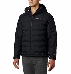 columbia men's grand trek down jacket, black, medium