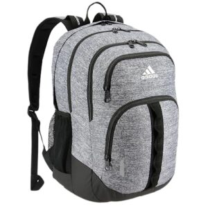 adidas unisex prime backpack, jersey onix grey/black/white, one size