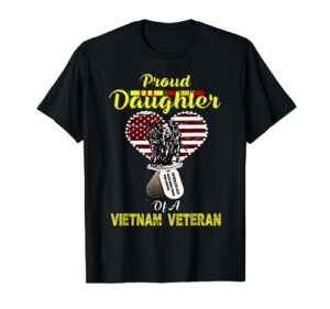 proud daughter of a vietnam veteran t shirt | veterans day t-shirt