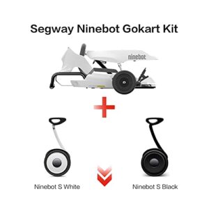 Segway Ninebot GoKart Kit, Outdoor Race Pedal Go Karting Car for Kids and Adults, Adjustable Length and Height, Ride on Toys