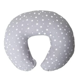 niimo nursing pillow for breastfeeding - multifunctional breast feeding pillows for mom, nursing pillows for breastfeeding, baby support, breastfeeding pillows, removable cover, grey star white