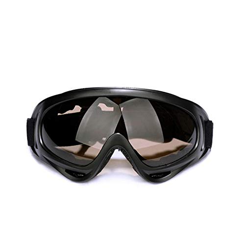 DPLUS Motorcycle Goggles - Glasses Set of 5 - Dirt Bike ATV Goggles Anti-UV 400 Adjustable Riding Offroad Protective Combat Tactical Military Goggles for Men Women Kids Youth Adult X400