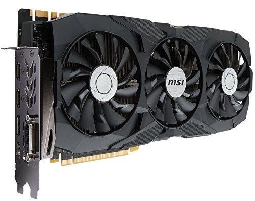 MSI Gaming GeForce GTX 1080 Ti 11GB GDRR5X DirectX 12 352-bit VR Ready Graphics Card (GTX 1080 TI Duke 11G OC) (Renewed)