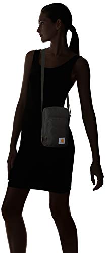 Carhartt Unisex Adult Zip, Durable, Adjustable Crossbody Bag with Zipper Closure, Black, One Size