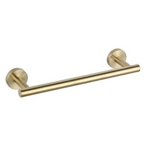 gerz brushed pvd zirconium gold 12-inch towel bar sus 304 stainless steel contemporary bath hand towel holder wall mounted bathroom organizer
