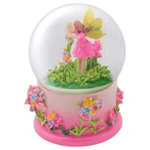 Elanze Designs Magical Fairy in Rotating Garden 100MM Musical Water Globe Plays Tune Beautiful Dreamer