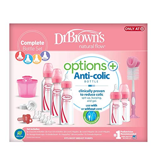 Dr. Brown's 52810901 Options Gift Set, Pink