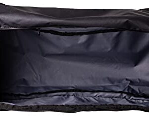 Nike Brasilia Training Medium Duffle Bag, Durable for Women & Men with Adjustable Strap, Black/Black/White