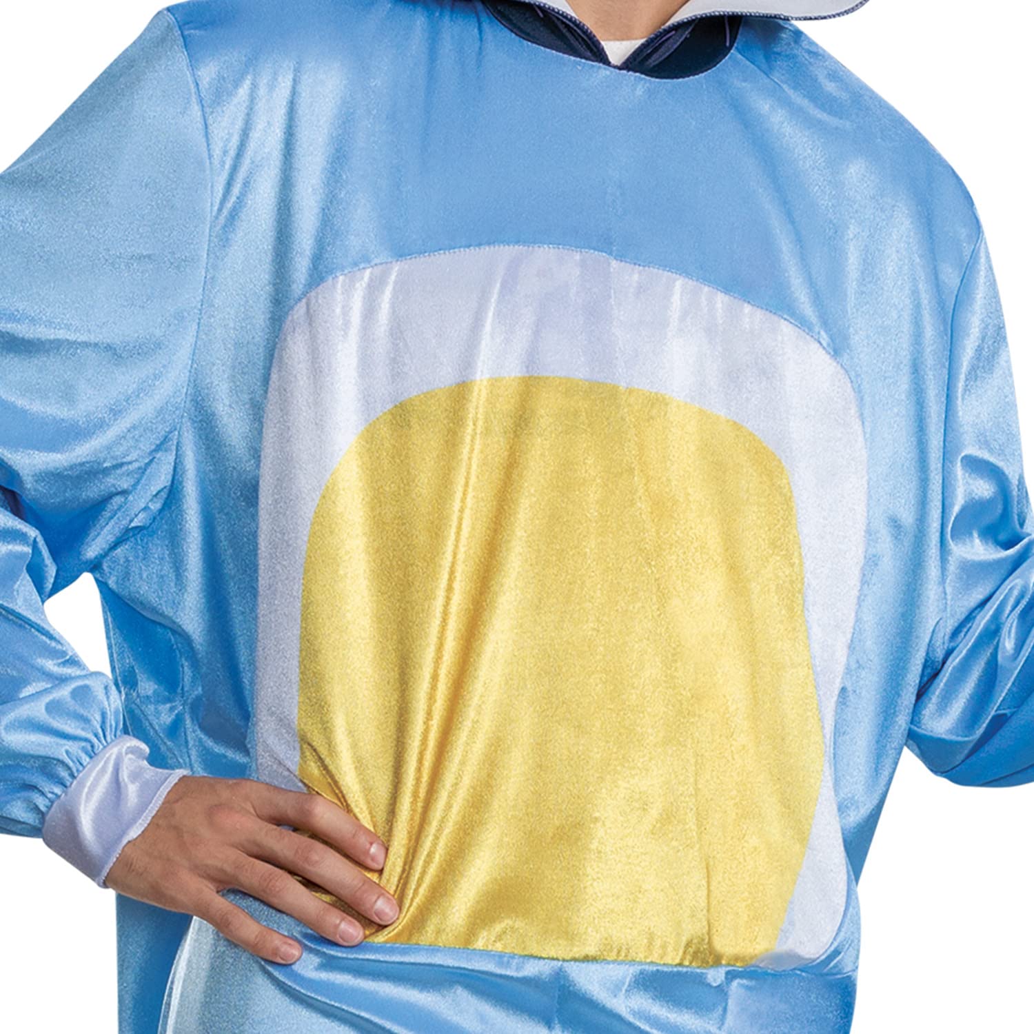 Disguise Bluey Bandit Costume, Official Bluey Dad Costume and Headpiece, One Size Large/XL (42-46)