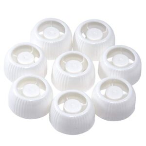 squooshi universal replacement cap for all reusable food pouches, 8 count