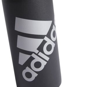 adidas Unisex 1 Liter (32 oz) Metal Water Bottle, Black/Silver Metallic, One Size